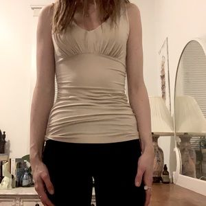 Small tan tank top